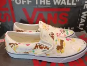 Vans Men's 9 Slip On Get Outdoors Marshmallow White VN000BVZBPH