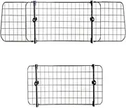 HomySpire Adjustable Dog Car Barrier for SUVs, Vehicles, and Cars - Heavy-Duty Wire Mesh Pet Divider with Universal Fit - Keep Your Pet Safe and Secure on The Road Car Pet Barrier Fence