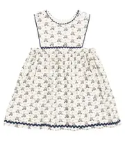 [Caramel] Caramel Baby Jupiter embroidered cotton dress M 6 black