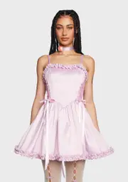 [Sugar Thrillz] Takes The Cake Mini Dress - Light Purple