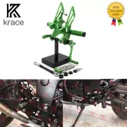 Green For Kawasaki NINJA 250 2009 2010 2011 2012 CNC Rearset Footpeg Pedal Shift