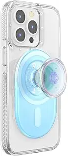 PopSockets: PopGrip for MagSafe - Extendable Base and Grip with Interchangeable Top for Smartphones and Cases - Opalescent Blue