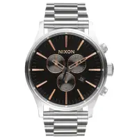 在飛比找momo購物網優惠-【NIXON】The SENTRY CHRONO 藍調搖滾潮