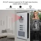 5 Apartments 7in 1000TVL HD Video Door Phone Intercom Doorbell Ir CUT Camera