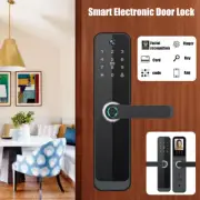 Tuya WiFi Electronic Smart Door Lock With Biometric Camera Fingerprint Card Face