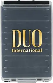 Duo Lure Case, Reversible 120, White, Duo Reversible Pearl Black/Gold Foil, Size 120, 7.9 x 4.9 x 1.4 inches (200 x 126 x 36 mm)