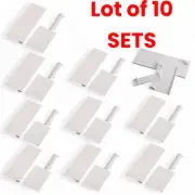 10X Set Replacement Door Memory Slot Cover Lid for Nintendo Wii Console White
