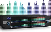 31-Band Stereo Graphic EQ, Professional 2-channel Graphic Equalizer with Customize 10 Preset Results Save and Low/mid/treble Independent Adjustment, for Recording Studio