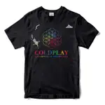 KAOS DISTRO BAND COLDPLAY A HEAD FULL OF DREAMS 巡迴演唱會 T 恤音樂