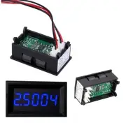 Blue LED 5 Digit DC 0-4.3000-33.000V Digital Voltmeter Voltage Meter Car Panel M