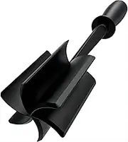 Meat Chopper, Ground Beef Masher with 5-Blade Head, Versatile High-Temp Heat-Resistant Hamburger Masher, Nylon Non-Stick Meat Masher, Kitchen Aid (Black1)