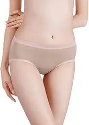 [YIONTAN] Women's Midway Modal Underwear Thin and Quick Dry Panties for Summer 6-Pack