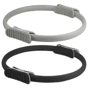 Pilates Ring Yoga Fitness Double Handled Exercise Circle Gym Resistance Wheel
