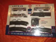 MODEL POWER # 2500 RBS AMTRAK ICE 3 PIECE TRAIN SET....HO GAUGE...BRAND NEW