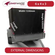 Cage Trailer Cover 6 x 4 x 3