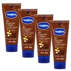 Vaseline All Purpose Cream Cocoa Glow, with Pure Cocoa Butter, 4-Pack, 1.41 FL O