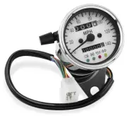 Biker's Choice Mini Speedo With LED Indicator Light 2:1 Drive Ratio 76067