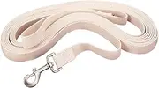 Weaver Leather Flat Cotton Lunge Line with Snap, White, 1-Inch x 25-Feet