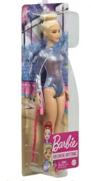 Barbie Careers Fashion Doll & Accessories, Rhythmic Gymnast with Blonde Hair