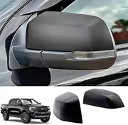 SUERAUTO4X4 Side Door Mirror Cover Cap for Ford Ranger and Ford Everest Next Gen 2022 2023 2024 2025 Accessories, Matte Black Left Right Side Door Rearview Wing Mirror Cover Trim, 2PCS