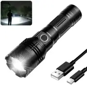 E-SHIDAI Rechargeable Flashlight, Tactical Flashlights 12000 High Lumens, USB...