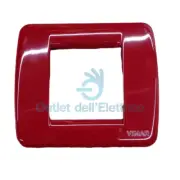 Vimar Idea Plaque Rondò 1/2 Modules Amaranth