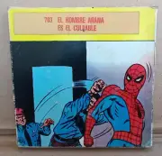 vintage AMAZING SPIDER-MAN SUPER 8 FILM 8mm & BOX Hombre araña Spanish