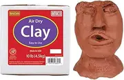 AMACO Air Dry Modeling Clay, 10-Pound, Terra Cotta