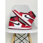 實拍NK AIR JORDAN 1複古芝加哥AJ1芝加哥高筒籃球鞋555088-101