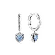 Valentine's Day Sapphire Earrings (Light Blue)