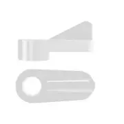 Rolltrak Clear Flushed Fly Screen Clip - 50 Pack