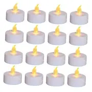 100PACK Flameless LED Tea Lights Candles, Realistic and Bright Flickering
