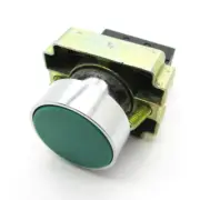 22mm Round Green Push Button Switch Momentary NO Metal Shell XB2 10A 600V SPST