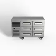 Skope ReFlex 6 Drawer Underbench GN 1/1 Fridge - Under Bench Fridges (RF7.UBR.2.D6) - RF7.UBR.2.D6