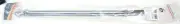 2-Replacement Mirror Tube Arms Straight Adjustable 19" to 30" Chrome GG#33246BP