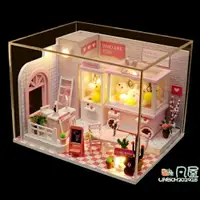 在飛比找樂天市場購物網優惠-DIY小屋 手工diy小屋房子模型拼裝創意木質別墅生日禮物女
