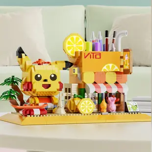 Nano Block StellaLou咖啡筆筒系列肉桂奶筆筒積木DIY玩具桌面擺件玩具禮品