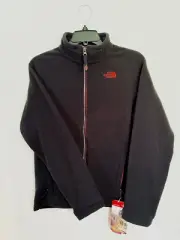 NORTH FACE Mckhumbu Black w/ red accent Jacket size Youth Large (14-16) New- WT