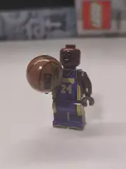 NEW LA Lakers KOBE BRYANT custom Lego Minifigure with NBA basketball