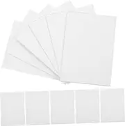 KICHOUSE 30pcs Card Stock Protectors for Game Cards Size White Heavy Duty Cardstock Covers for Punching Cutting Engraving