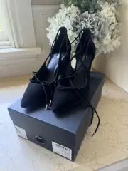 Wittner Black Suede Heel “Hennessy” Size 38