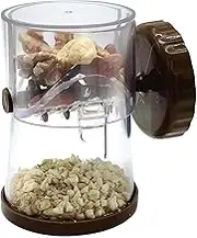 Nut Crusher for All Nuts - Manual Food Chopper for Nuts | Stainless Steel Blades Nut Chopper, Effortless Ginger Slicer with Non-Slip Base | Easy-Clean Kitchen Gadget for Baking and Cooking