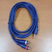 3.5mm Male Stereo to RCA Male Cable 6'...Cables2Go...NEW!