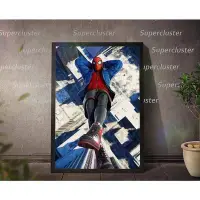 在飛比找Yahoo!奇摩拍賣優惠-MARVEL 奇蹟 蜘蛛俠 畫布 畫海報壁畫圖片家居裝飾