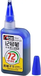 Permanent Marker Refill Ink | Super Color Permanent Refill Ink Marker Ink | Waterproof Craft Supplies Oil-Based Marker Accessories for Marker