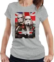 [Original Stormtrooper] Top Trooper Parody Women's T-Shirt Heather Grey
