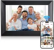 Moman WF11T Digital Photo Frame, 32GB IPS Touch Screen, Automatic Rotation, Instant Sharing of Photos/Videos via The App, Ideal for Anniversaries, Birthdays and More
