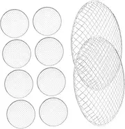 10Pcs Disposable Grill Mesh Mat Outdoor BBQ Grate for Camping Picnics Lightweight Cooking Grid for Vegetables Meat Fish for Garden Parties and Fire Pits