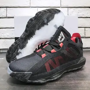 【免運實拍】Adidas Dame6 減震低筒籃球鞋 D Lillard黑色鴛鴦運動鞋 新款透氣輕便男鞋EF9875