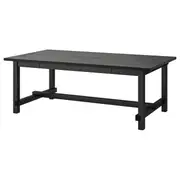 NORDVIKEN Extendable table, black - Learn more- Save Now!